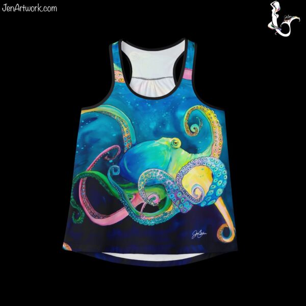 Octopus "LEGS" TANK a Painting by Jen Callahan "NEW" Women's Cut Tank Top