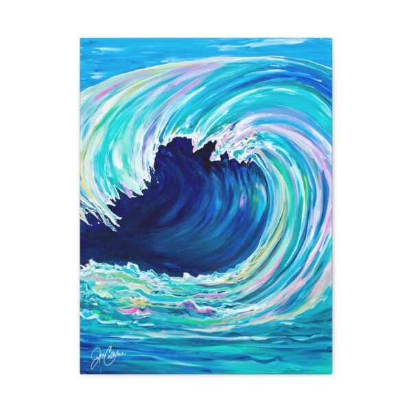 Jen Callahan Art | "Rainbow Wave" Painted by Jen Callahan Printed on Canvas