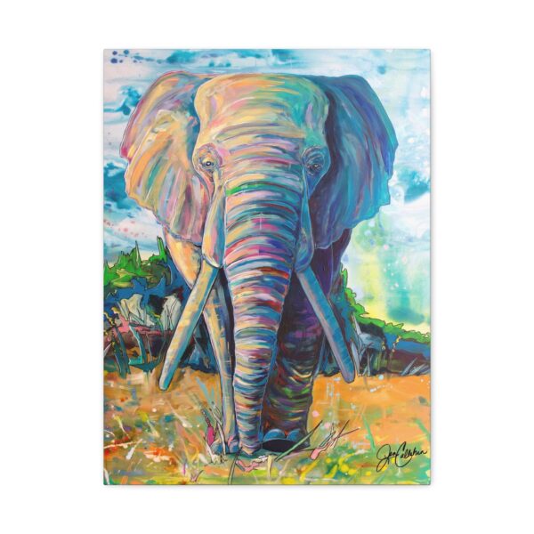 Jen Callahan Art | Elephant Journey Canvas Print – Gallery Wrapped