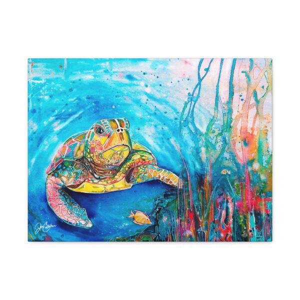 Jen Callahan Art | “Mama Turtle” Canvas Print Wall Decor