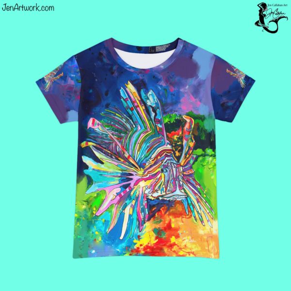 Naple Lionfish by Jen Callahan Art | Short Sleeve T-Shirt