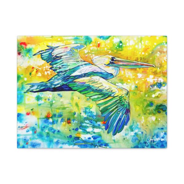 Naples Pelican Matte Canvas Print — Gallery Wrapped Stretched Wall Art