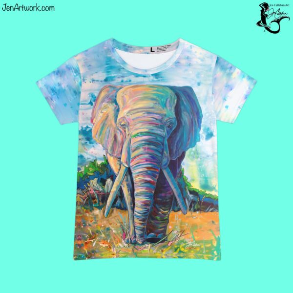 Elephant of Jen Callahan Art | Short Sleeve T-Shirt