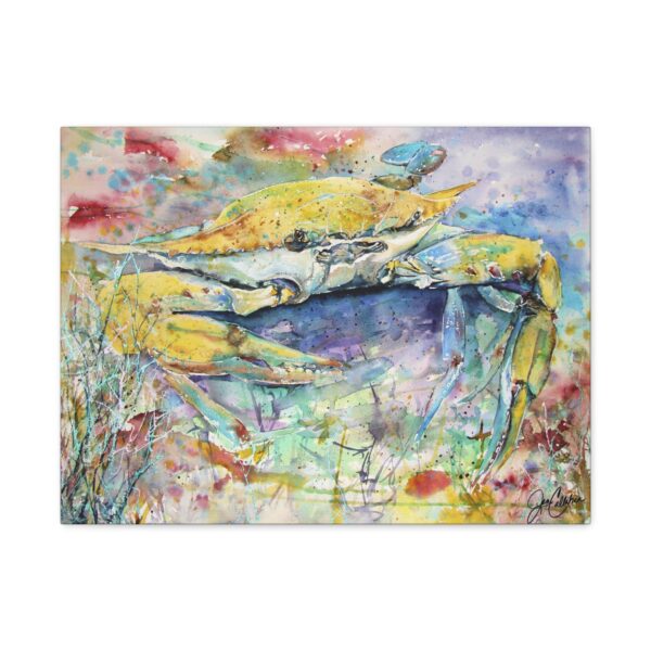 Jen Callahan Art | “Jennifer Crab” Canvas Print, Gallery Wrapped