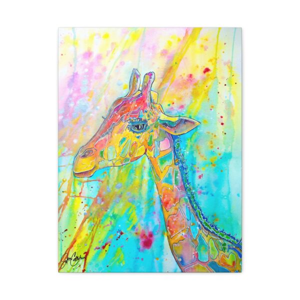 Jen Callahan Art | “Baby Giraffe” Canvas Print, Gallery Wrapped