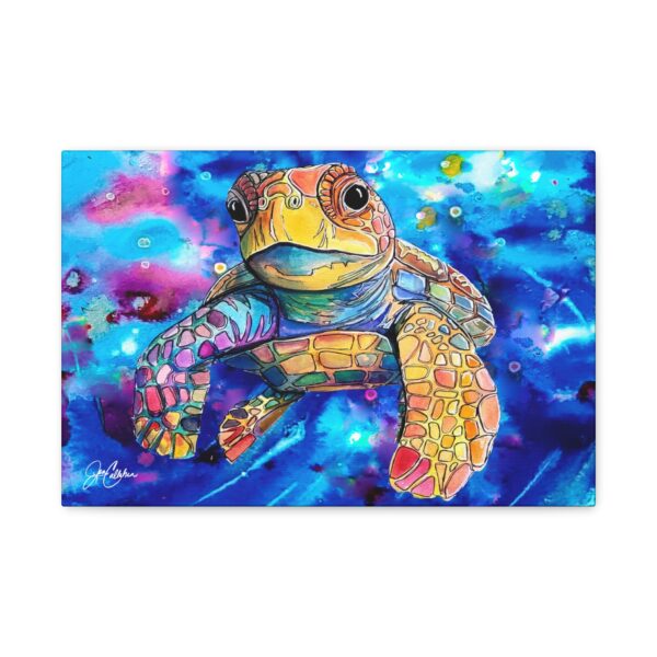 Jen Callahan Art | “Baby Sea Turtle” Turtles lover gift Beach house Collector Rental house wall art