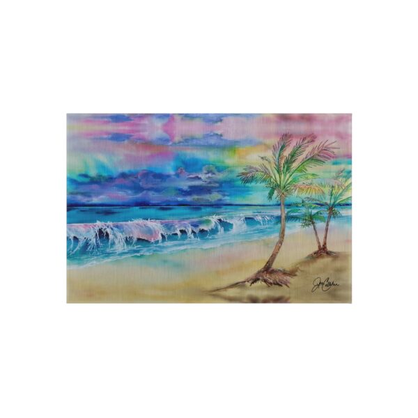 Jen Callahan Artist Mat | "Sunrise Beach" Quick-Dry Outdoor Rug | Free Shipping