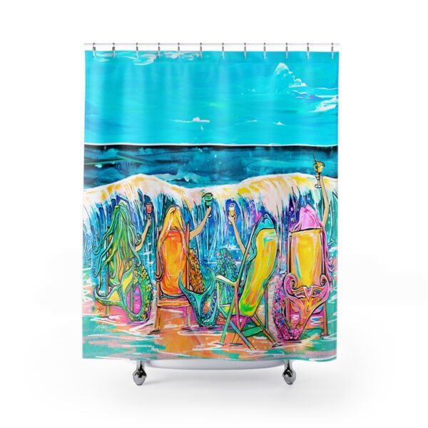 *NEW 2023* Bathroom SETS "Shower Curtains" "Drunk Mermaids on Vacation" by Jen Callahan