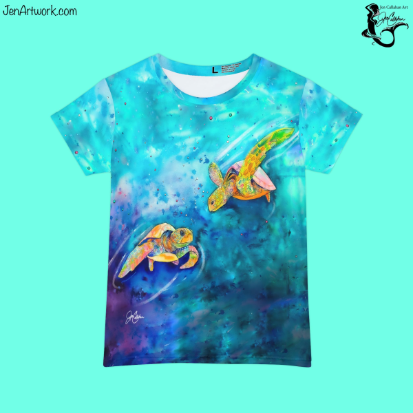 Jen Callahan Art | “Turtle Tag” Short Sleeve T-Shirt