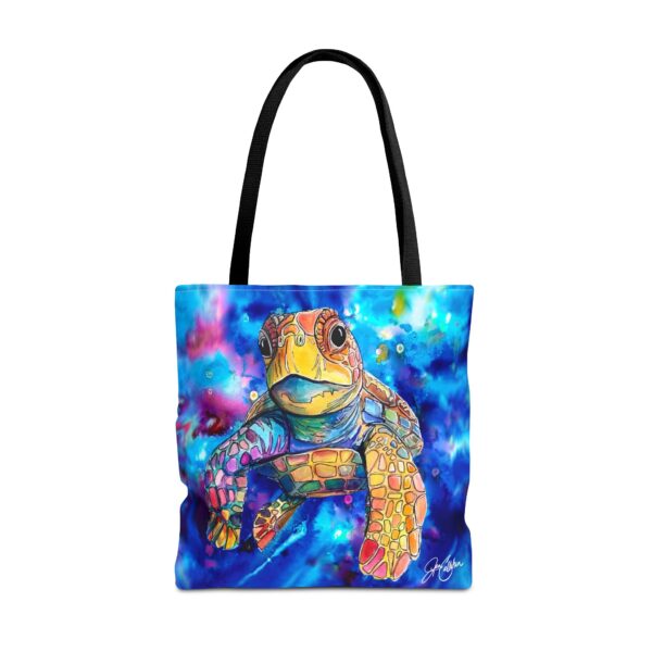 “Baby Sea Turtle" Large 18” Artist Tote Bag by Jen Callahan (Free Shipping)
